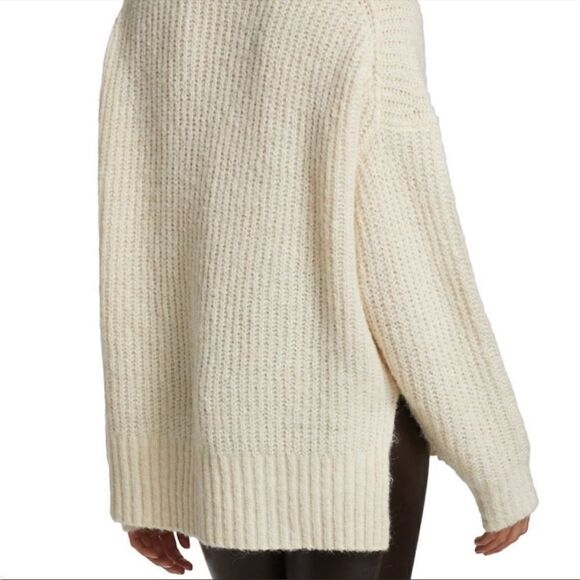 A.L.C. Everett Quarter-Zip Sweater Alpaca / Wool Blend - Picture 2 of 8